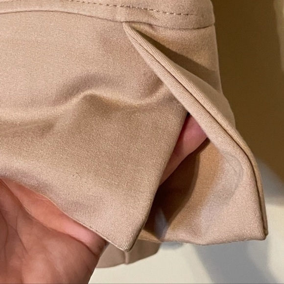 Luii cream colored coat different buttons rayon spandex blend woman’s size M - Picture 7 of 8